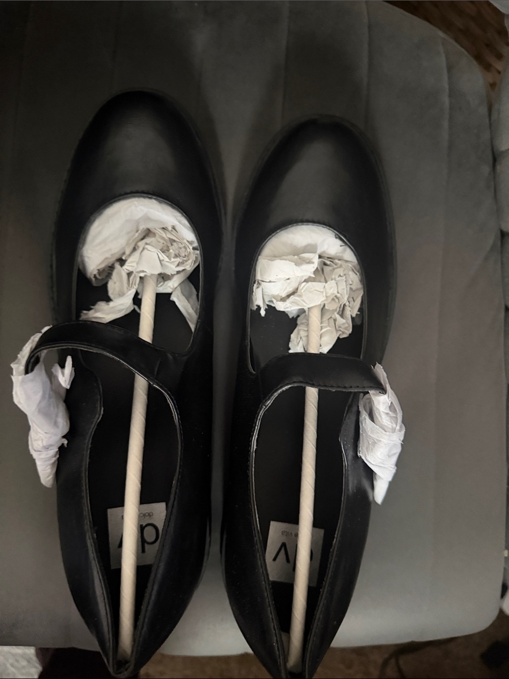 Black Mary Jane Flats - Women